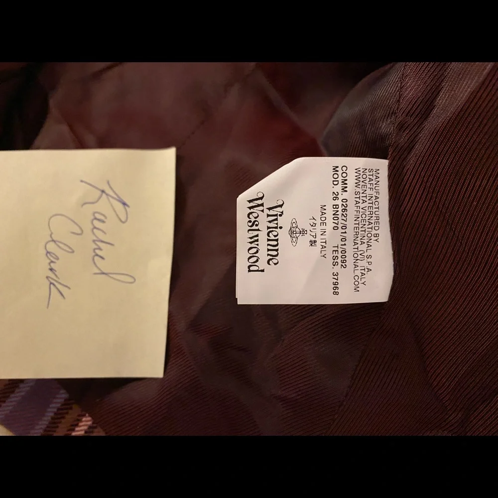 Vivienne Westwood Red Label 2009 Fall RTW tartan blazer - Picture 4 of 5